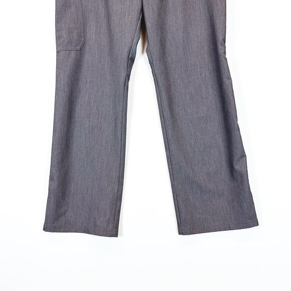 Figs Kade Cargo Scrubs Pants Women's Size Large Graphite Workwear Straight Leg - Picture 3 of 6